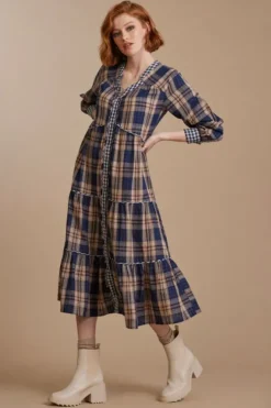 Madly Sweetly Beth Dress In Check