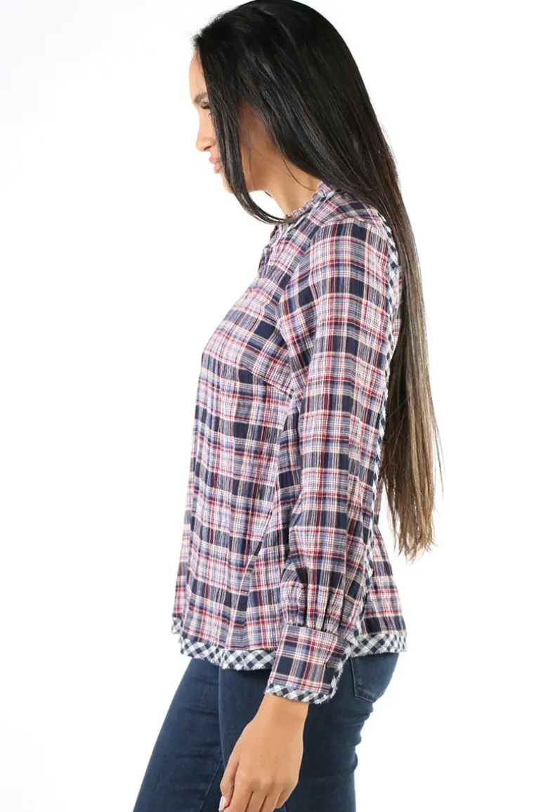Madly Sweetly Dutton Shirt In Navy