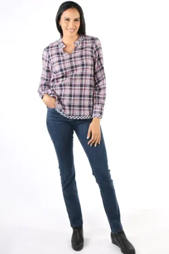 Madly Sweetly Dutton Shirt In Navy