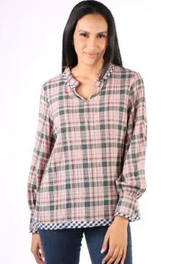 Madly Sweetly Dutton Shirt In Green
