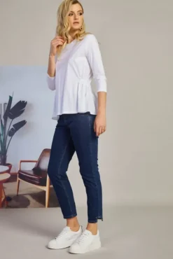 Madly Sweetly Ship Shape Top In White