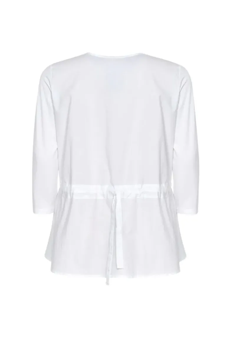 Madly Sweetly Ship Shape Top In White