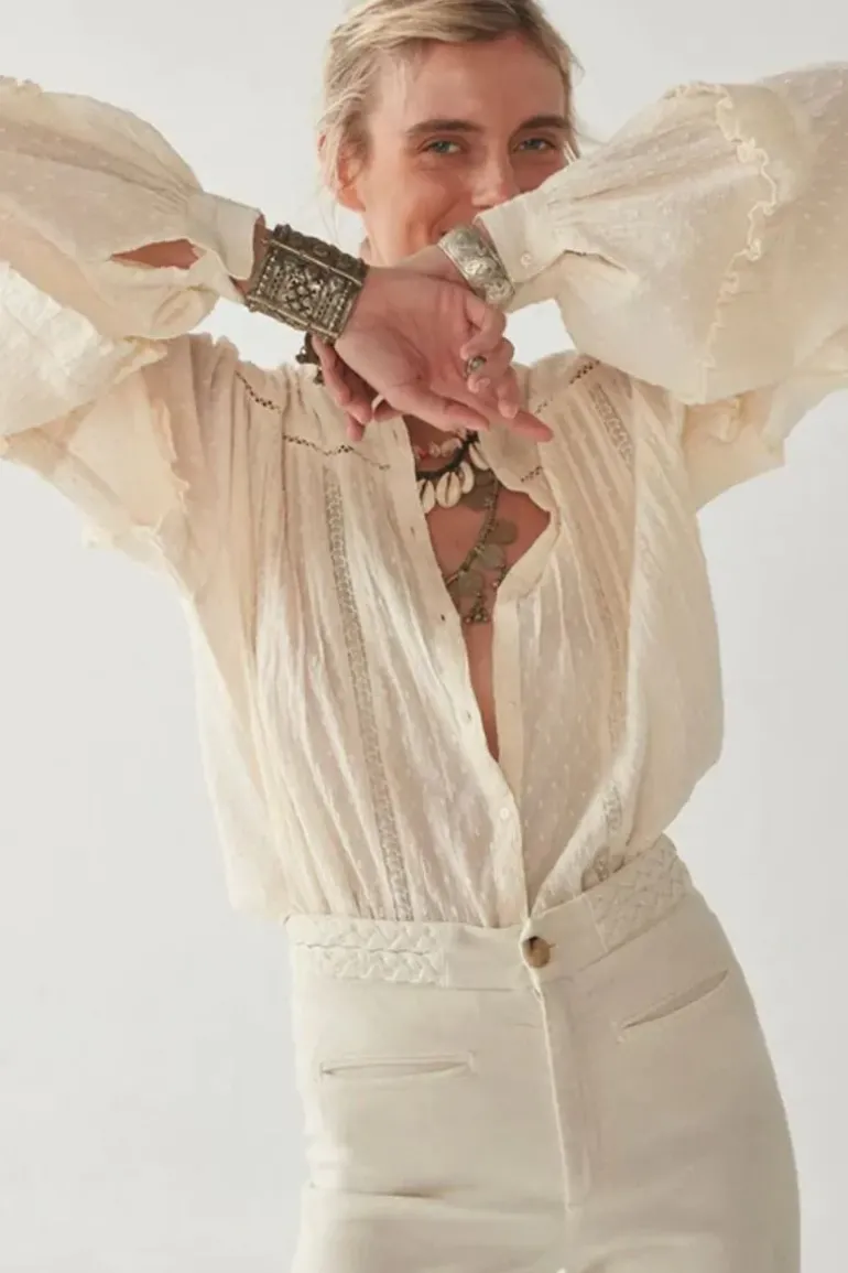 Maison Hotel Alberta Shirt In Bone