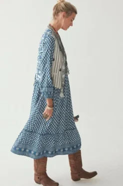 Maison Hotel Antonia Dress In Blue