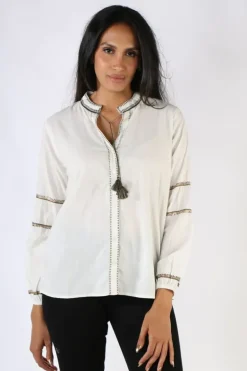 Maison Hotel Blanche Shirt In Cream
