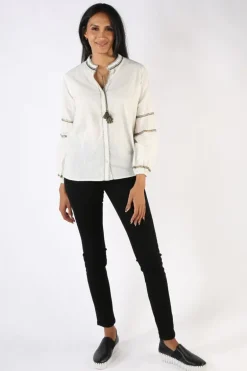 Maison Hotel Blanche Shirt In Cream