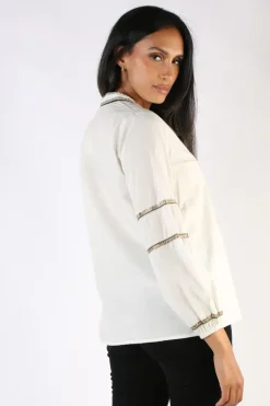 Maison Hotel Blanche Shirt In Cream