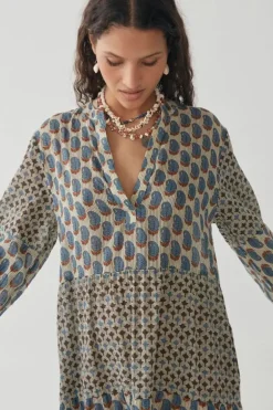 Maison Hotel Dada Dress In Blue