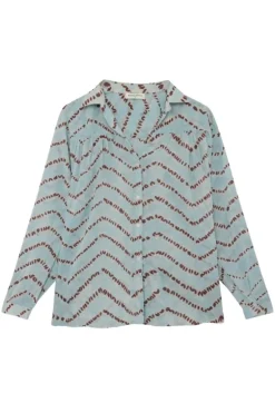 Maison Hotel Karla Celeste Shirt In Blue