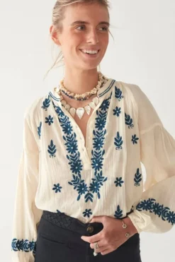 Maison Hotel Lina Shirt In Blue