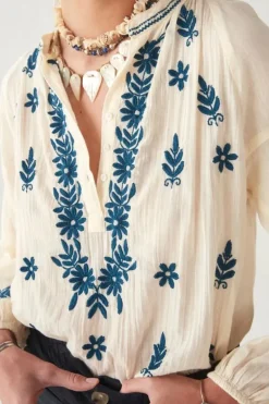 Maison Hotel Lina Shirt In Blue