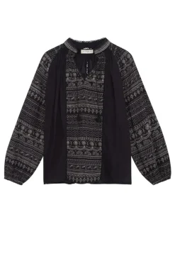 Maison Hotel Sandrine Shirt In Deep Blue