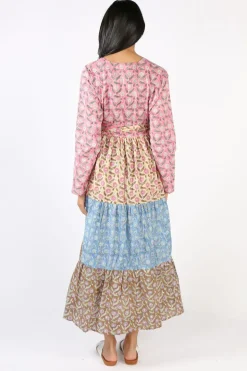 Mandalay Daisy Chain Maxi Dress In Multi