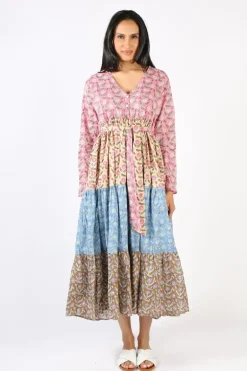 Mandalay Daisy Chain Maxi Dress In Multi
