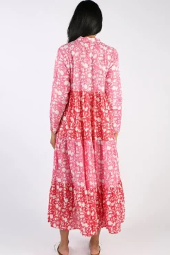 Mandalay Destination Dress In Pink Floral