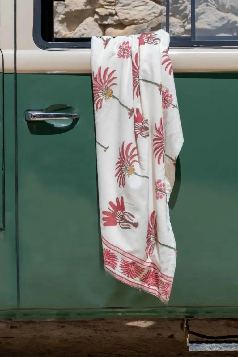 Mandalay Los Cabos Sarong Scarf In White