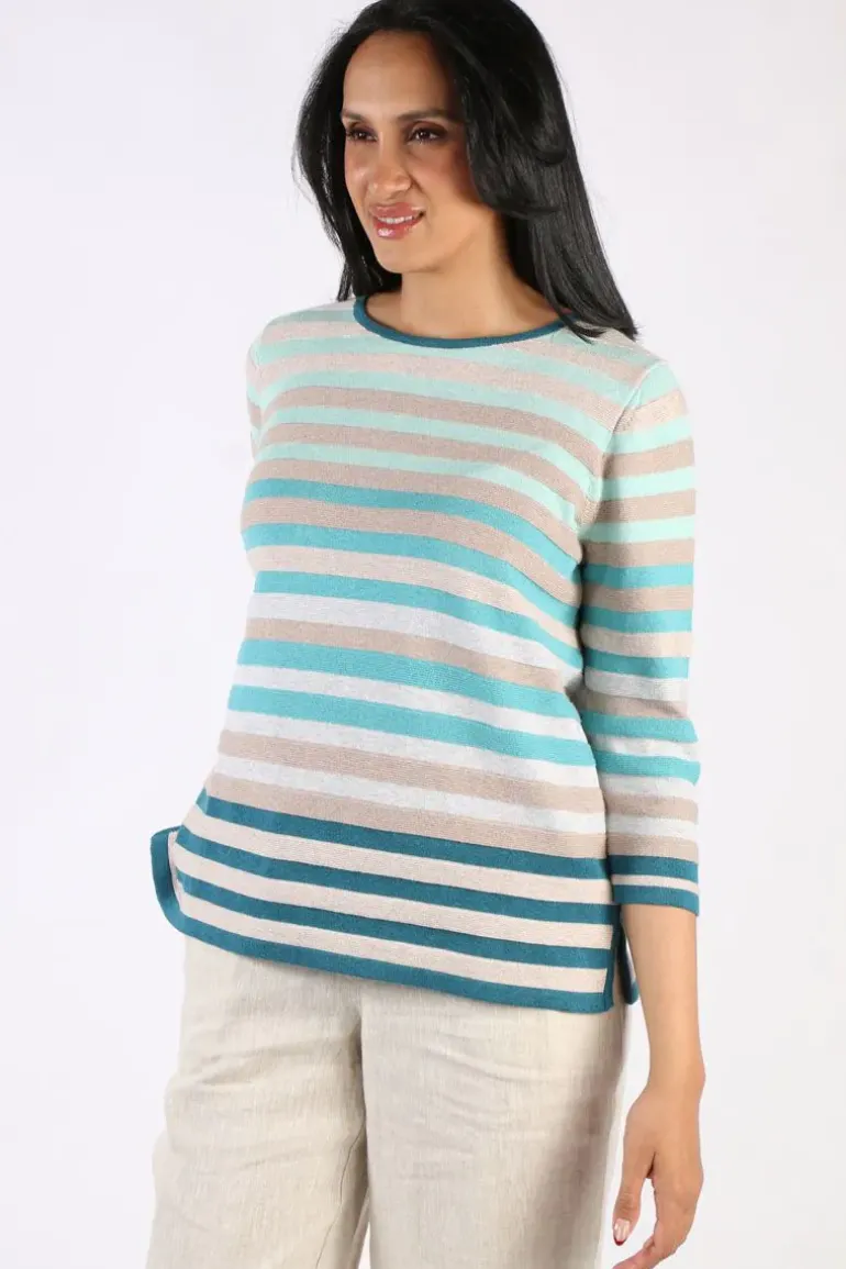 Mansted Franca Jumper In Turquoise