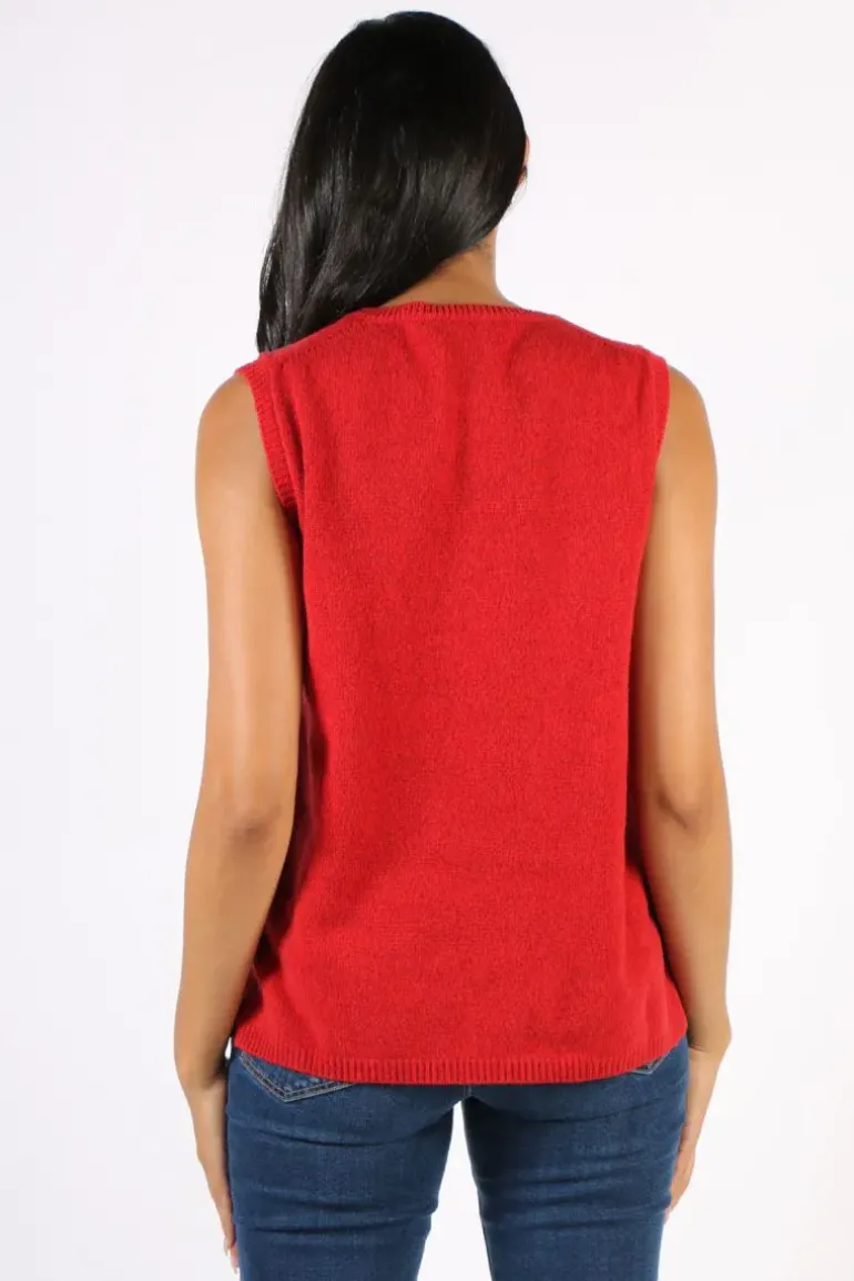Mansted Mitos Vest In Red