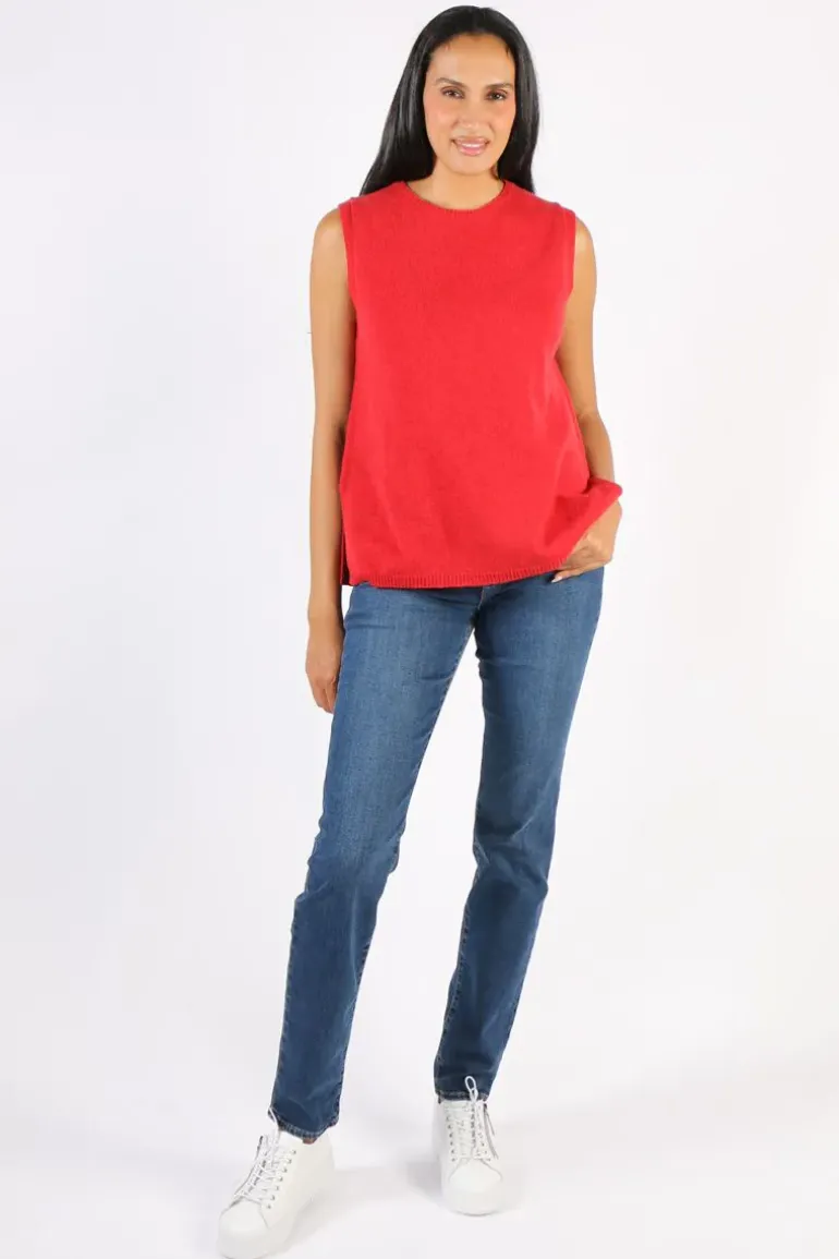 Mansted Mitos Vest In Red