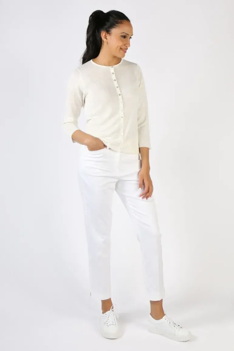 Mansted Pingu Cardi In Ivory