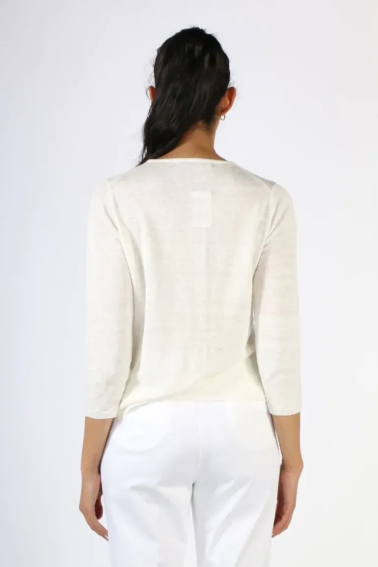 Mansted Pingu Cardi In Ivory