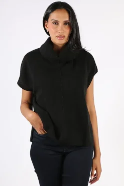 Mansted ZoBee Pop Over Vest In Black