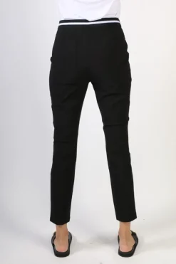Marco Polo Bengaline 7/8 Pant In Black