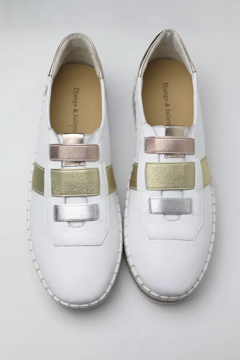Margrit Sneaker By Django & Juliette In Metal