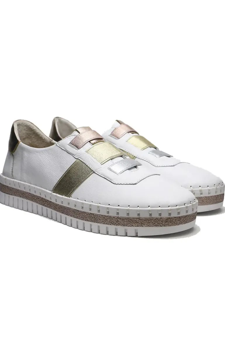 Margrit Sneaker By Django & Juliette In Metal