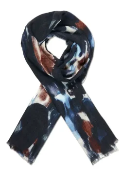 Masai Annik Wool Scarf In Blue