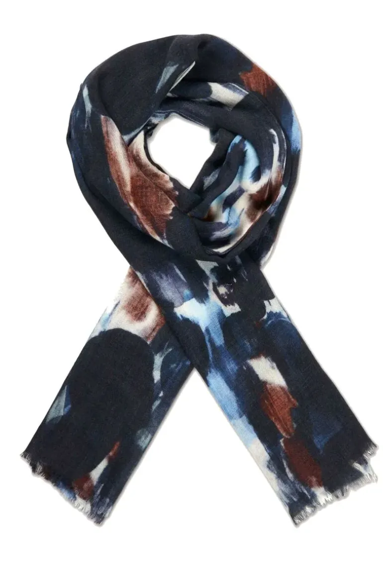 Masai Annik Wool Scarf In Blue
