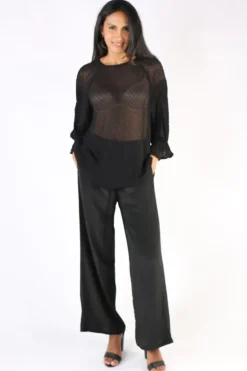 Masai Boda Top In Black