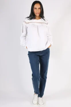 Masai Dru Lace Shirt In White