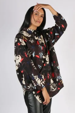 Masai Gidett Printed Shirt In Coffee