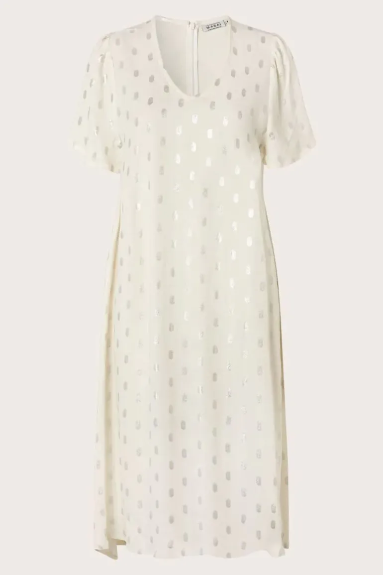 Masai Nen Dress In Cream