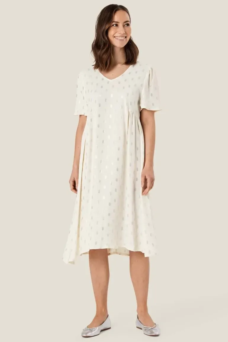 Masai Nen Dress In Cream