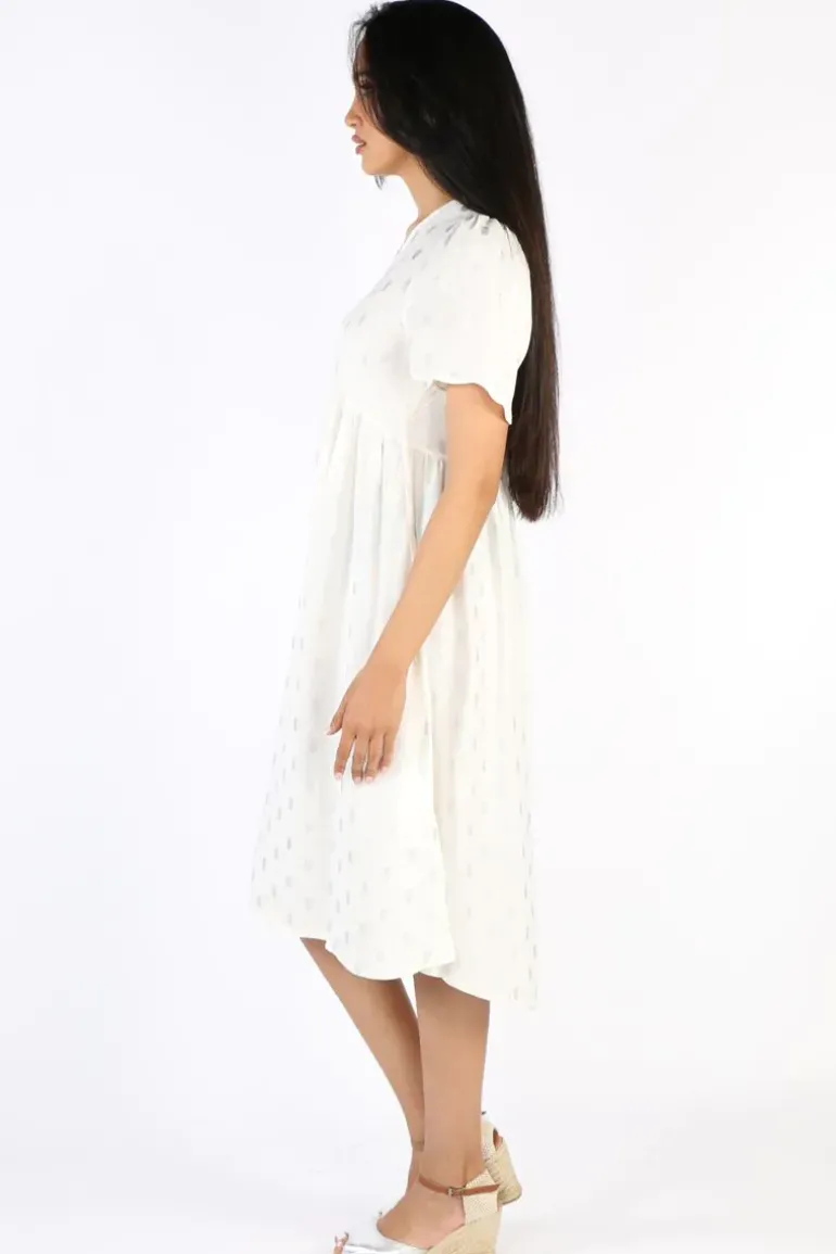 Masai Nen Dress In Cream