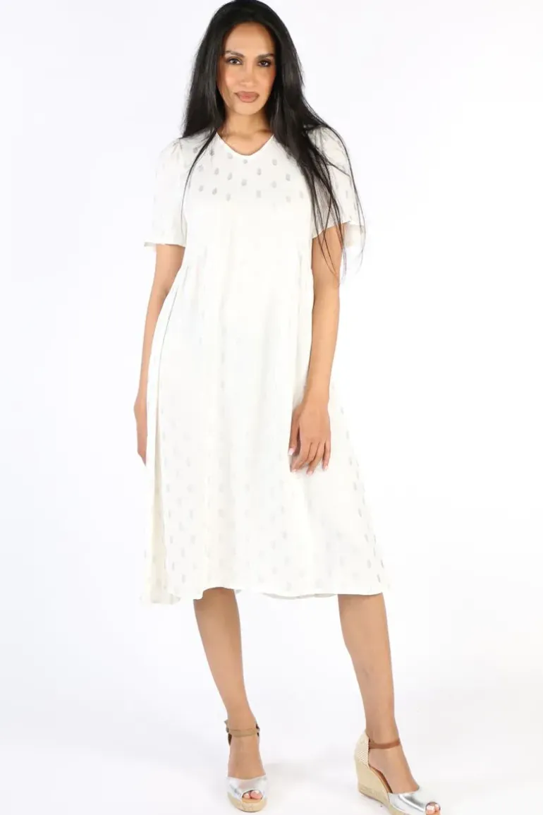 Masai Nen Dress In Cream