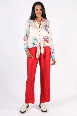 Me369 Demi Pant In Red