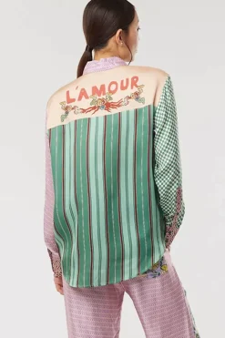 Me369 Isabel Shirt In L'Amour Print