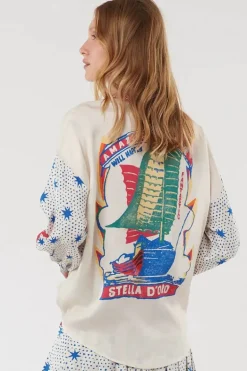 Me369 Sofia Shirt In Chocolate Print