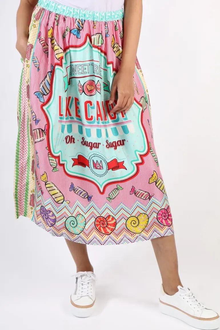 Me369 Vanessa Candy Skirt In Print
