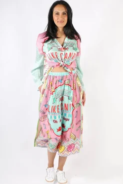 Me369 Vanessa Candy Skirt In Print