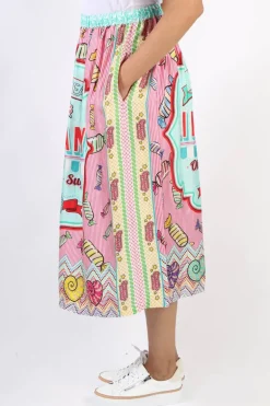 Me369 Vanessa Candy Skirt In Print