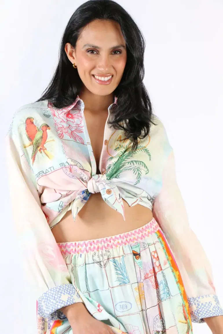 Me369 Vanessa Heritage Skirt In Print