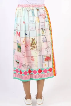 Me369 Vanessa Heritage Skirt In Print