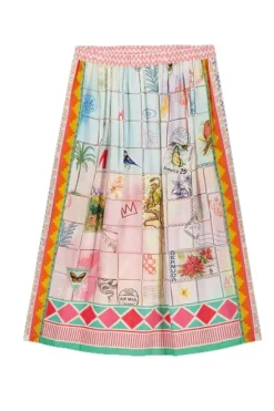 Me369 Vanessa Heritage Skirt In Print