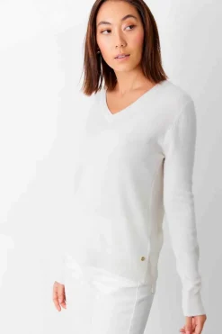 Mia Fratino Essential Slim Vee In Ivory