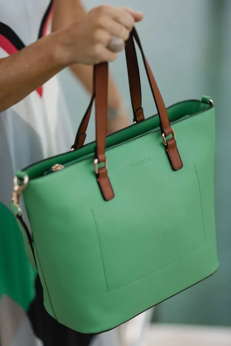Miami Bag By Louenhide In Apple Green