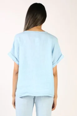 Milson Elle Top In Chambray